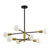 8/10/12-Light Modern Sputnik Linear Chandelier  |   Chandeliers Ceiling Lighting Chandeliers