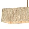 Abaca 40” Wide 5-Light Linear Chandelier – Satin Brass  |   Kitchen Lighting Kitchen Lighting Kitchen Lighting