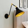 Alexis Reading Light Adjustable Swing Arm Wall Lamp with Metal Shade  |   Swing Arm Lights Swing Arm Lights Swing Arm Lights