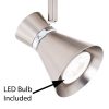 Alto 1 Light LED Brushed Nickel Adjustable Ceiling Spot Light – 5-in W x 7.25-in H x 5-in D  |   Track Lighting Ceiling Lighting Brushed Nickel With Chrome