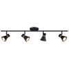 Alto 4 Light LED Adjustable Ceiling Spot Light  |   Track Lighting Ceiling Lighting Brushed Nickel With Chrome