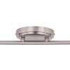 Alto 6 Light LED Swing Arm Ceiling Spot Light  |   Track Lighting Ceiling Lighting Brushed Nickel With Chrome