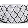 Antique Black 3-Light Semi Flush Mount with Crystal Spheres  |   Semi-Flush Mount Ceiling Lights Ceiling Lighting Antique Black