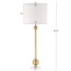 Aria 34″ Metal LED Table Lamp, Brass with Crystal Base (Set of 2)  |   Lamp Sets Lamp Sets Brass