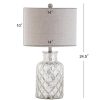 Artichoke 24.5″ LED Glass Table Lamp, Mercury Silver (Set of 2)  |   Lamp Sets Lamp Sets Lamp Sets