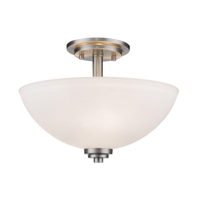 Ashton 3 Light Semi Flush Mount  |   Semi-Flush Mount Ceiling Lights Ceiling Lighting Brushed Nickel