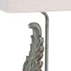 Avery 34″ Buffet Lamp with Linen Tapered Shade, Gray – Set of 2  |   Lamp Sets Lamp Sets Grey