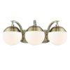 Barton 3-light Opal Glass Bath Vanity  |   Bathroom Lighting Bathroom Lighting Bathroom Lighting