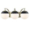 Barton 3-light Opal Glass Bath Vanity  |   Bathroom Lighting Bathroom Lighting Bathroom Lighting