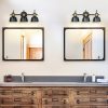 Bathroom Vanity Light Fixture,Wall Sconce with Black Metal Shade  |   Bathroom Lighting Bathroom Lighting Bathroom Lighting