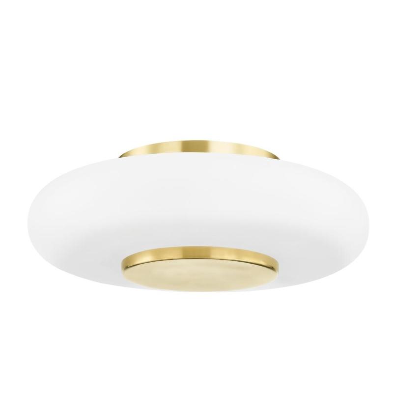 Blyford 1 Light Flush Mount  |   Flush Mount Wall Lights Flush Mount Wall Lights Aged Brass