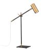 Calumet 1 Light Table Lamp – Matte Black + Olde Brass  |   Desk Lamps Desk Lamps Desk Lamps