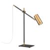 Calumet 1 Light Table Lamp – Matte Black + Olde Brass  |   Desk Lamps Desk Lamps Desk Lamps