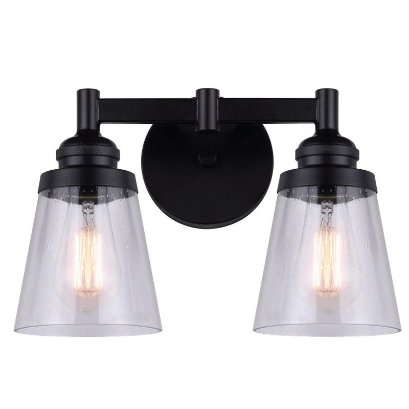 Canarm IVL1097A02 Declan 2 Light 14″ Wide Vanity Light  |   Bathroom Lighting Bathroom Lighting Bathroom Lighting