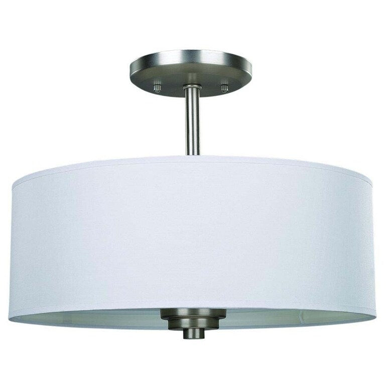 Canarm Pier 3 Light 14-1/2″ Wide Semi Flush Drum Ceiling Fixture  |   Semi-Flush Mount Ceiling Lights Ceiling Lighting Semi-Flush Mount Ceiling Lights