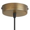 Caspian Tan Rattan and Metal Adjustable Drop Height 10.25-Inch Hanging Pendant Light  |   Kitchen Lighting Kitchen Lighting Kitchen Lighting