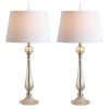 Caterina 32.5″ Glass LED Table Lamp, Champagne (Set of 2)  |   Lamp Sets Lamp Sets Champagne