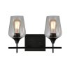 Chios Modern Bathroom Wall Sconces / Vanity Light , 2-Lights  |   Bathroom Lighting Bathroom Lighting Bathroom Lighting