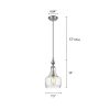 Chloe Transitional 1-light Brushed Nickel Pendant – Silver  |   Kitchen Lighting Kitchen Lighting Kitchen Lighting