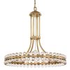 Clover 8 Light Aged Brass Chandelier – 22.5” W x 22.5” H  |   Chandeliers Ceiling Lighting Chandeliers