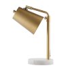 CO-Z 20-inch Adjustable Gold Desk Lamp with Marble Base – Antique Brass  |   Desk Lamps Desk Lamps Desk Lamps