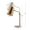 CO-Z 20-inch Adjustable Gold Desk Lamp with Marble Base – Antique Brass  |   Desk Lamps Desk Lamps Desk Lamps