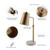 CO-Z 20-inch Adjustable Gold Desk Lamp with Marble Base – Antique Brass  |   Desk Lamps Desk Lamps Desk Lamps