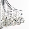 CO-Z 3-Light Crystal Raindrop Flush Mount Chandelier  |   Chandeliers Ceiling Lighting Chandeliers