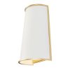 Coco 2-Light Gold Flush Wall Sconce  |   Flush Mount Wall Lights Flush Mount Wall Lights Flush Mount Wall Lights