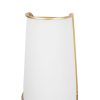 Coco 2-Light Gold Flush Wall Sconce  |   Flush Mount Wall Lights Flush Mount Wall Lights Flush Mount Wall Lights