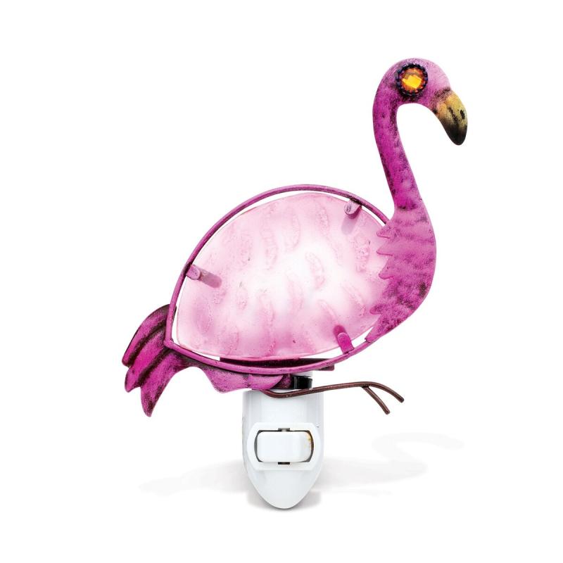 CoTa Global Glass Art Night Light, Plug in Decorative Lamp – Flamingo – 5.25″Lx2.25″Wx5.5″H  |   Night Lights Night Lights Night Lights