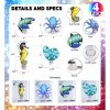 CoTa Global Ocean Life Night Light – Sea Horse, Shell, Octopus, Shark  |   Night Lights Night Lights Multicolor