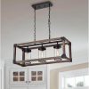 Daniela 3-light Antique Black Metal/Wood/Glass Chandelier  |   Chandeliers Ceiling Lighting Antique Black