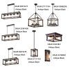 Daniela 3-light Antique Black Metal/Wood/Glass Chandelier  |   Chandeliers Ceiling Lighting Antique Black