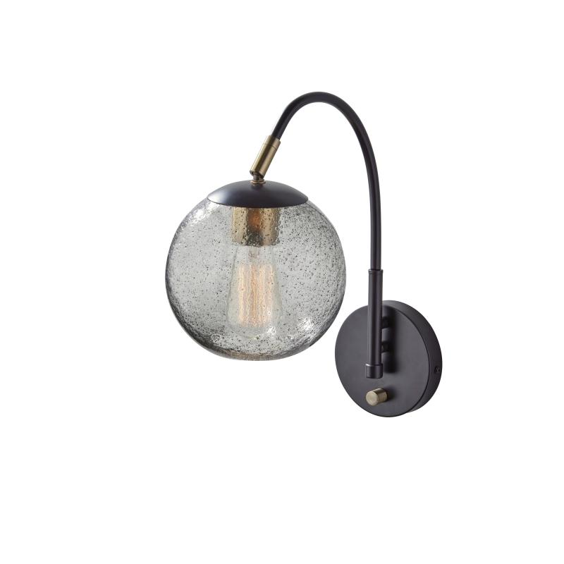 Edie Wall Lamp  |   Flush Mount Wall Lights Flush Mount Wall Lights Dark Bronze