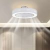 Enclosed Flush Mount Ceiling Fan with LED Light and Remote – 23”  |   Ceiling Fans Ceiling Fans Ceiling Fans