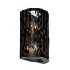 Estela 2-Light Flush Black and Gold Wall Sconce  |   Flush Mount Wall Lights Flush Mount Wall Lights Flush Mount Wall Lights