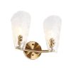 Fenro Modern Gold Bathroom Vanity Lights Art Deco Glass Wall Sconces  |   Bathroom Lighting Bathroom Lighting Bathroom Lighting