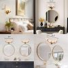 Fenro Modern Gold Bathroom Vanity Lights Art Deco Glass Wall Sconces  |   Bathroom Lighting Bathroom Lighting Bathroom Lighting