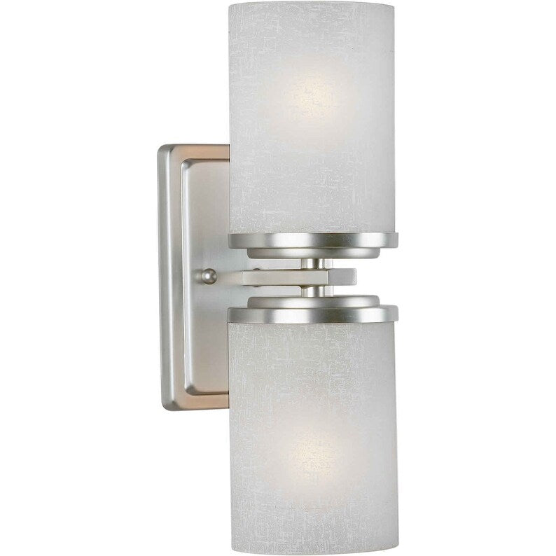 Forte Lighting 4.5Wx13Hx5.5E Indoor Up Lighting Wall Sconce  |   Wall Sconces Wall Lighting Black And Soft Gold/Brushed Nickel/Chrome/Soft Gold