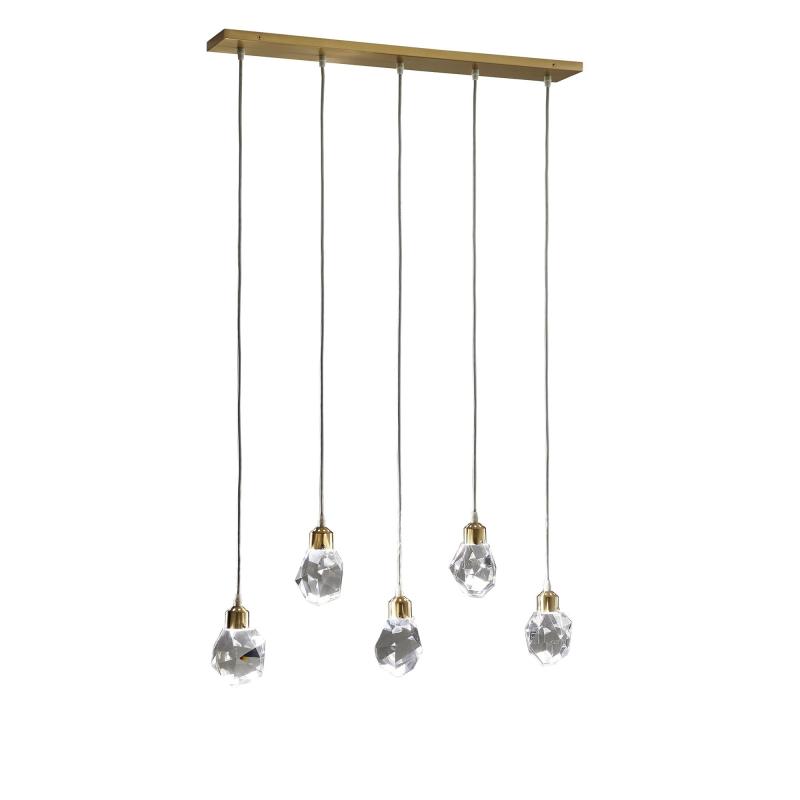 Galway Crystal Rock LED Pendant / Chandelier  |   Kitchen Lighting Kitchen Lighting Kitchen Lighting