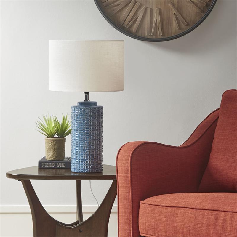 Geometric Ceramic Table Lamp  |   Desk Lamps Desk Lamps Desk Lamps