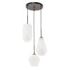 Gerald Glass 3-light Pendant  |   Kitchen Lighting Kitchen Lighting Chrome - Frosted/Black - Clear/Brass - Clear/Brass - Frosted/Chrome - Clear/Black - Frosted