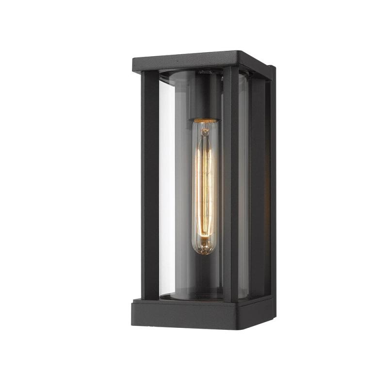 Glenwood 1 Light Outdoor Wall Sconce – Black  |   Outdoor Wall Lighting Outdoor Wall Lighting Black