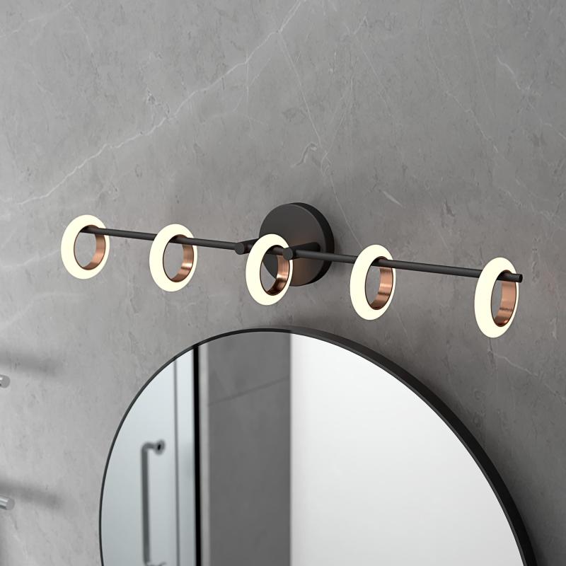 Glow’s Avenue 5-Light Dimmable Loop Ring Bathroom Vanity Light  |   Bathroom Lighting Bathroom Lighting Bathroom Lighting