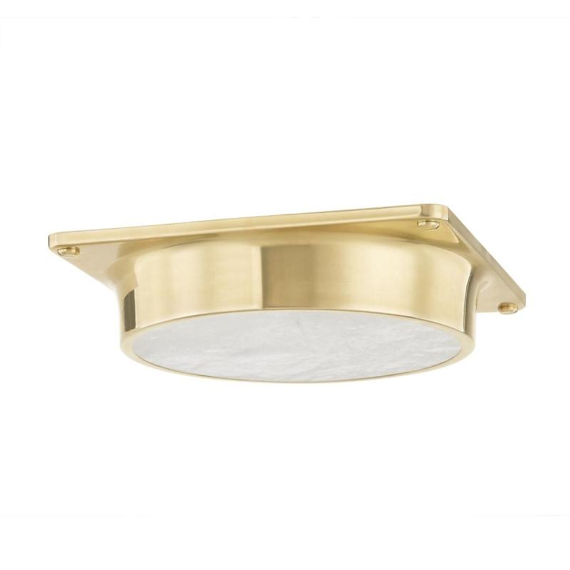 Greenwich 1 Light Flush Mount  |   Flush Mount Wall Lights Flush Mount Wall Lights Aged Brass