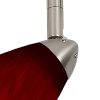 Hand Blown Glass Shade Track Light Head with Metal Frame, Red and Silver  |   Track Lighting Ceiling Lighting Red