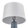 Home Kent Dark Blue With White Linen Shade 1 Light Table Lamp  |   Lamp Sets Lamp Sets Dark Blue