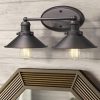 Industrial 2-Light Bathroom Wall Light Vanity Lights Oil Rubbed Bronze  |   Bathroom Lighting Bathroom Lighting Bathroom Lighting