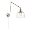 Innovations Lighting Bell – 1 Light 8″ Double Extension Swing Arm – 8″ Shade – Plug In or Hardwired  |   Swing Arm Lights Swing Arm Lights Swing Arm Lights